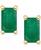 颜色: Emerald, Macy's | Tanzanite Stud Earrings (1/2 ct. t.w.) in 14k Gold (Also in Emerald, Ruby & Sapphire)