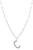 颜色: silver - c, ADORNIA | Adornia Initial Necklace with Paperclip Link Chain .925 Sterling Silver