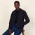 color Dark Navy, Sandro | Leather jacket