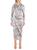 RACHEL Rachel Roy | Womens Faux Wrap Midi Wrap Dress, 颜色eggshell swirl
