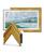 颜色: Antique Gold, Deco TV Frames | 75" Customizable Frame for Samsung The Frame TV 2021-2024