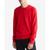 商品Calvin Klein | Men's Regular-Fit Merino Wool Crewneck Sweater颜色Salsa