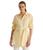 color Wicket Yellow/White, Ralph Lauren | Petite Striped Logo Linen Shirt