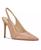 颜色: Medium Natural Patent, Nine West | Women's Feather Pointy Toe Slingback Dress Pumps