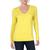 color Lemon Drop, Private Label | Private Label Womens Cashmere V Neck Sweater