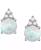 颜色: Opal with 14k White Gold, Macy's | Gemstone & Diamond Accent Stud Earrings