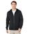 商品Armani Exchange | Patch Logo Zip Hooded Sweatshirt颜色Black