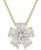 颜色: White Sapphire, Macy's | Amethyst (3-1/4 ct. t.w.) & Diamond Accent Flower 18" Pendant Necklace in Sterling Silver (Also Available in White Sapphire & Multi Gemstone)