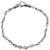 颜色: platinum, Pompeii3 | Men's Link 14k Gold (12gram) or Platinum (19gram) 4mm Bracelet 8.25"