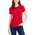 Tommy Hilfiger | Women's Side-Cinch Short-Sleeve T-Shirt, 颜色Chili Pepper