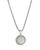 颜色: Y/Silver, David Yurman | Sterling Silver Cable Collectibles Initial Charm Necklace with Diamonds, 18"