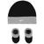 NIKE | Baby Boys or Baby Girls Swoosh Hat and Booties, 2 Piece Set, 颜色Black