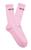 color pink, Balenciaga | Balenciaga - Women's Logo-Knit Cotton-Blend Socks - Green/pink - Moda Operandi