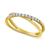 颜色: Yellow Gold, Macy's | Diamond Crisscross Ring (1/5 ct. t.w.)