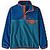 color Wavy Blue, Patagonia | Patagonia Boys' Lightweight Synchilla Snap-T Pullover