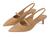 颜色: Nude Beige Leather, Franco Sarto | Khloe Pointed Toe Slingback Kitten Heel