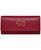 颜色: Cranberry, Radley | Heritage Dog Outline- Large Flapover Matinee Wallet