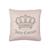 颜色: Pink, Juicy Couture | Velvet Novelty Decorative Pillow, 20" x 20"
