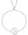 颜色: S, Macy's | Diamond Accent Initial Bolo Bracelet in Silver-Plate