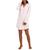 商品Charter Club | Sueded Super Soft Knit Sleepshirt Nightgown, Created for Macy's颜色Pink White Stripe