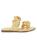 color YELLOW, Sam Edelman | Iggy Ruched Double-Strap Sandals