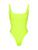 商品SKIMS | Fits Everybody Square Neck Bodysuit颜色GREEN HIGHLIGHTER