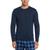 颜色: Dress Blues, Perry Ellis | Perry Ellis Portfolio Mens Comfy Pajama Sleep Shirt