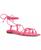 颜色: Pink Smooth, INC International | Women's Kharmaa Lace-up Flat Sandals, Exclusively at Macy's