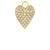 商品第2个颜色Gold|White Diamondettes, Melinda Maria | ICONS Double Sided Heart Pave Earring Charms