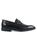 color BLACK, Sandro Moscoloni | ​Maestro Embossed Leather Penny Loafers