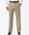 颜色: Khaki, Haggar | Men's Cool 18 PRO® Classic-Fit Expandable Waist Flat Front Stretch Dress Pants