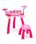 颜色: Pink, Costway | 24 Key DJ Piano Keyboard Drum Toy Music Instrument w/MP3 Microphone Cymbal