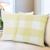 颜色: yellow & white, Zulay Kitchen | Pack of 2 Buffalo Plaid Throw Pillow Covers (18x18 Inch)