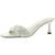 INC International | INC Womens Parker Woven Open Toe Heels, 颜色White Smooth