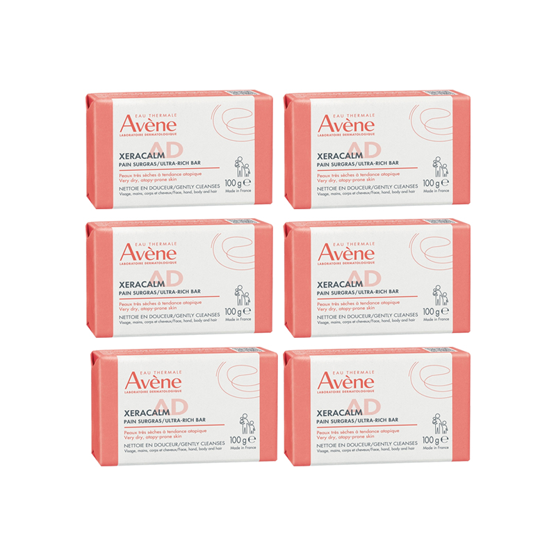 颜色: 6块, Avene | Avene雅漾AD舒缓洁肤香皂 100g 减少瘙痒强化肌肤屏障