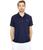 商品Lacoste | Short Sleeve Sport Breathable Run-Resistant Interlock Polo Shirt颜色Navy Blue