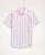 商品Brooks Brothers | Regent Regular-Fit Short-Sleeve Stripe Linen Sport Shirt颜色Pink