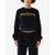 商品True Religion | Women's Velour Shrunken Sweatshirt颜色Jet Black