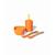 商品第3个颜色Orange, Avanchy | Baby Boys and Girls La Petite Essential Collections Gift Set, Set of 4