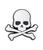 color Skull/Crossbones, Crocs | Jibbitz Symbols & Saying