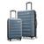 商品第4个颜色Slate Blue, Samsonite | Samsonite Omni 2 Hardside Expandable Luggage with Spinner Wheels, Checked-Medium 24-Inch, Midnight Black