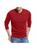 Tommy Hilfiger | Mens Cotton Long Sleeves V-Neck Sweater, 颜色red