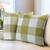 颜色: green & white, Zulay Kitchen | Pack of 2 Buffalo Plaid Throw Pillow Covers (18x18 Inch)