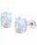 颜色: Silver, Macy's | Lab-Grown Opal Screw Back Closure Stud Earrings (5/8 ct. t.w.)