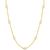 商品Essentials | Cubic Zirconia Station 24" Statement Necklace in Silver or Gold Plate颜色Gold