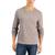 商品Alfani | Men's Long Sleeve Supima Crewneck T-Shirt, Created for Macy's颜色Wallstreet Grey