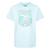 Hurley | Oversized Boxy Graphic T-Shirt (Little Kids), 颜色Blue/Sunny Days