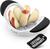 颜色: black white, Zulay Kitchen | Apple Corer and Slicer With 8 Sharp Blades