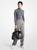 color DERBY HEATHER, Michael Kors | Merino Wool Blend Mock-Neck Bodysuit