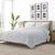 颜色: light gray, IENJOY HOME | Diamond Stitch Dusk Blue Quilt Coverlet Set Modern Ultra Soft Microfiber Bedding